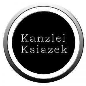 Sie sehen ein Logo der Kanzlei Ksiazek